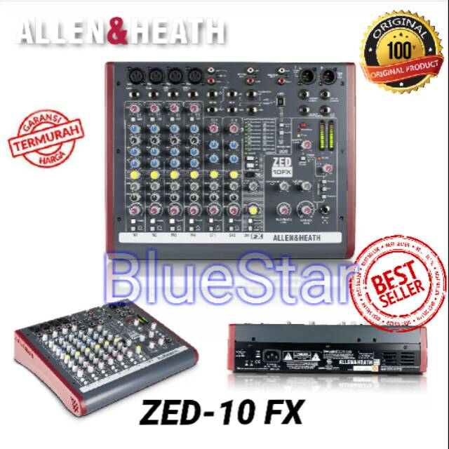 Mixer Allen Heath ZED 10 FX Original