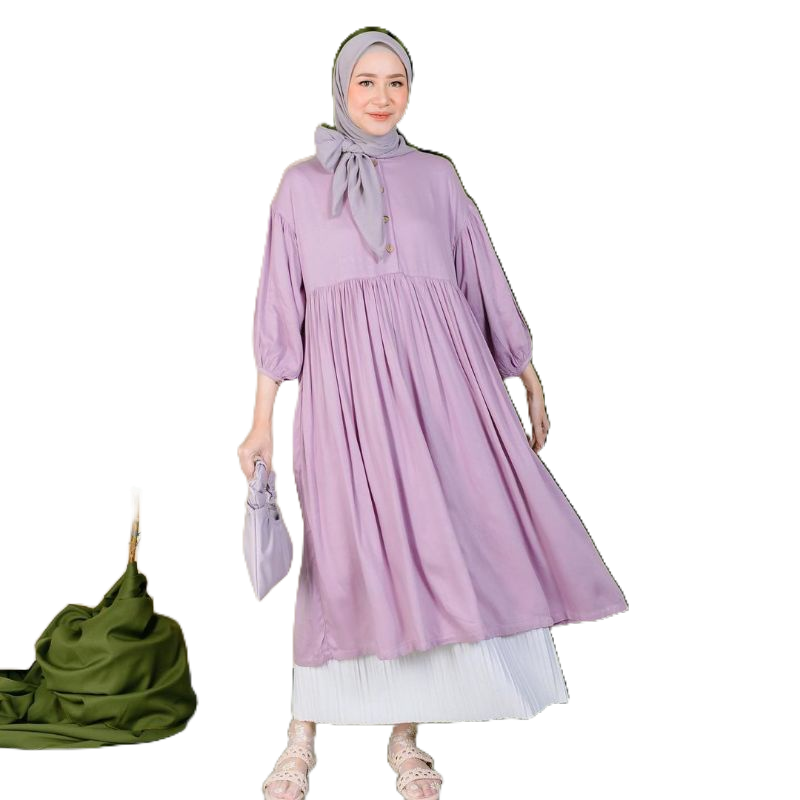 TUNIK MIDI DEWASA AFRITA RAYON VISCOSE