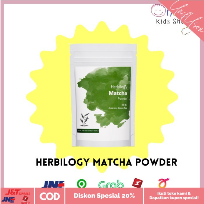 

⭐COD⭐ herbilogy matcha powder 100 gr