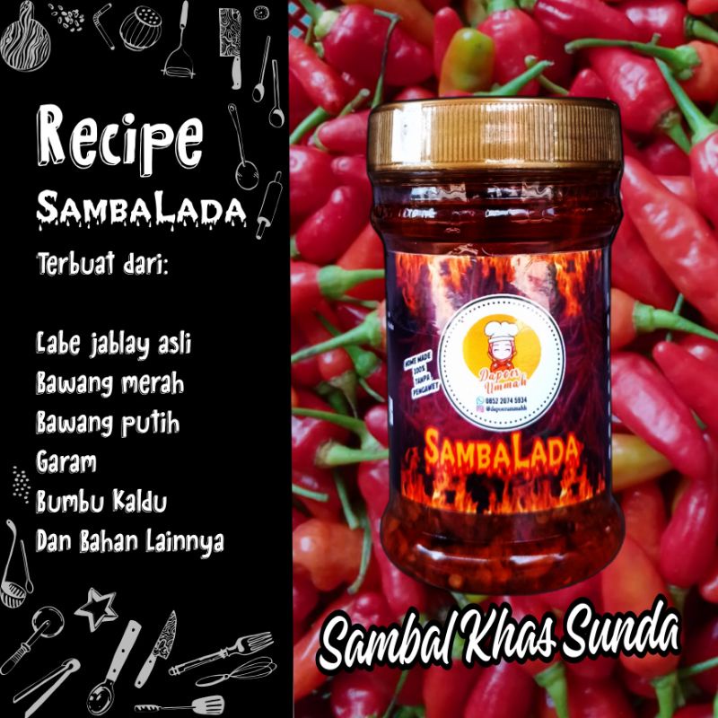 

Sambal Cumi, Teri, Jengkol, Pete, Terasi, Dll., SambaLada, Sambal Khas Sunda