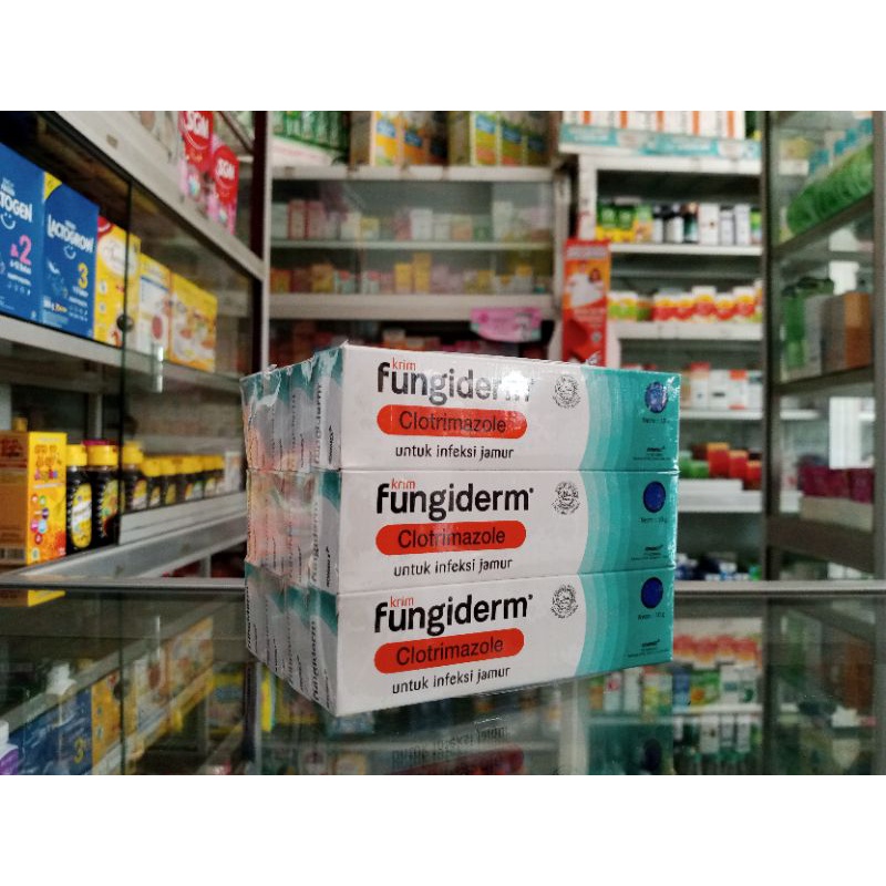 FUNGIDERM CLOTRIMAZOLE KRIM 10 gr | Untuk Infeksi Jamur - ED 03/2028