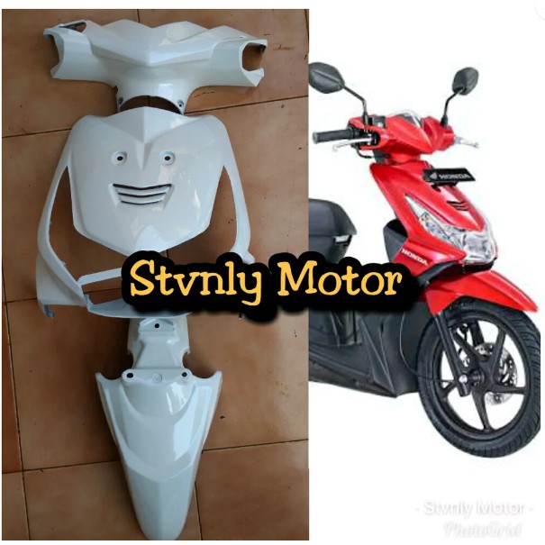 Tameng Bodi Depan Beat Karbu