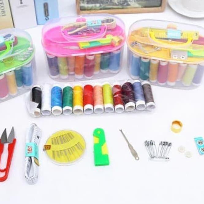 Alat Jahit Box Paket Legkap Sewing Kit Kotak Jumbo Jahit Set