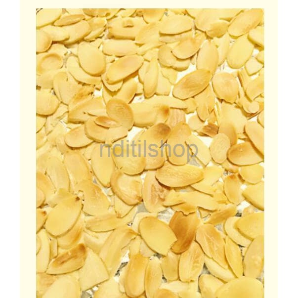 

Almond slice matang oven roasted, tanpa minyak, netto 1.000gram