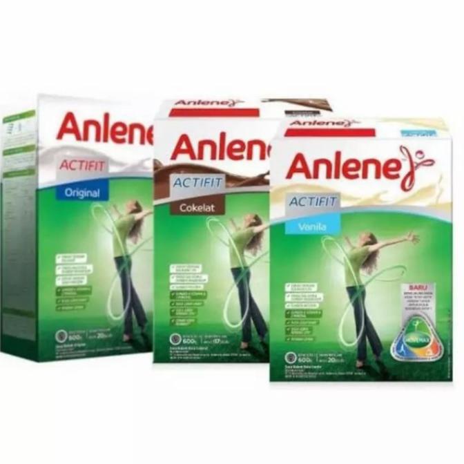 

[COD] Anlene Activit Coklat/Original/Vanila Susu Kalsium Box ( 600 g ) [COD]