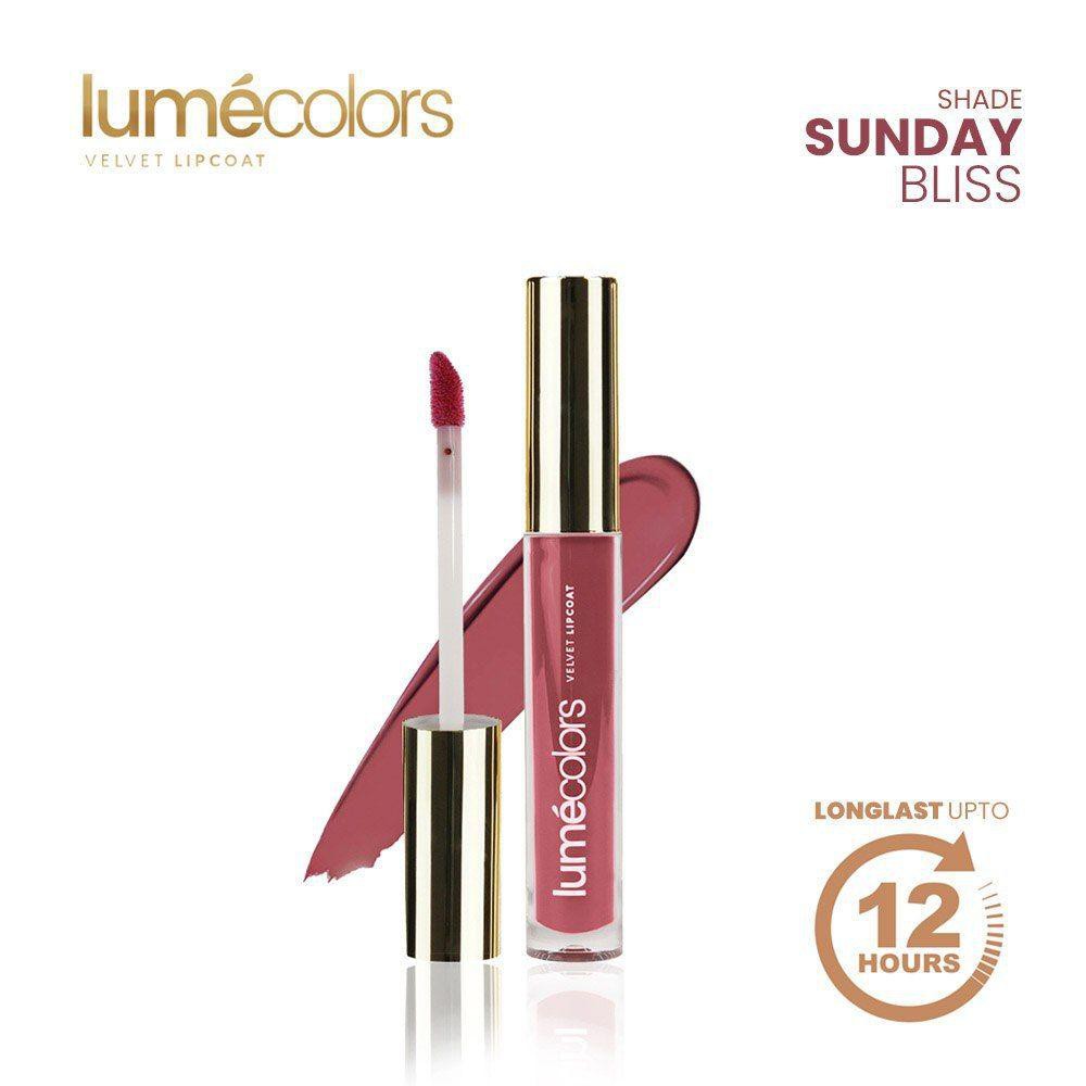 LIPSTIK HALAL ASLI LUMECOLORS velvet lipcoat - SUNDAY BLISS - LUMECOLORS LIPSTIK