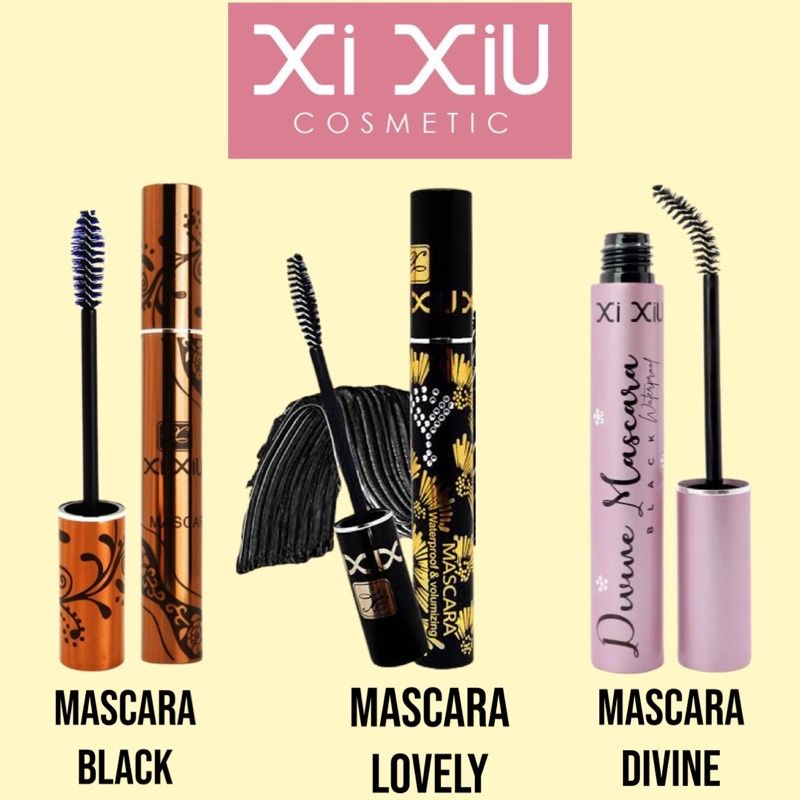 Xi Xiu Divine Mascara Black Waterproof | Lovely Mascara | Mascara Black Waterproof &amp; Volumizing | Mascara Ultimate LashXtra