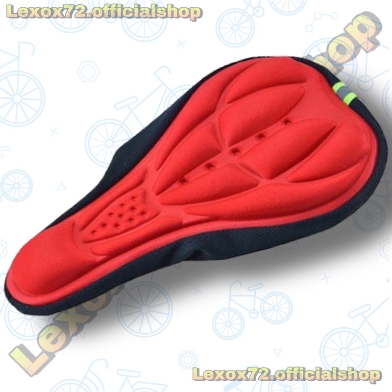 Cover Jok Sadel jok bungkus jok Sepeda Sporty Silicone &amp; Sponge - 11182 - Red