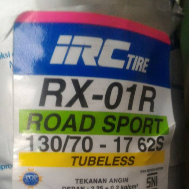 IRC RX 01 R Road Winner uk. 130/70 - 17