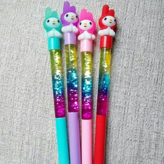 

Pulpen Gel Glitter Melodi isi 12 pcs