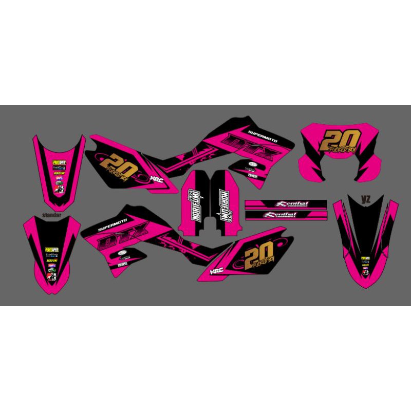 STICKER DECAL KAWASAKI DTRACKER DTX
