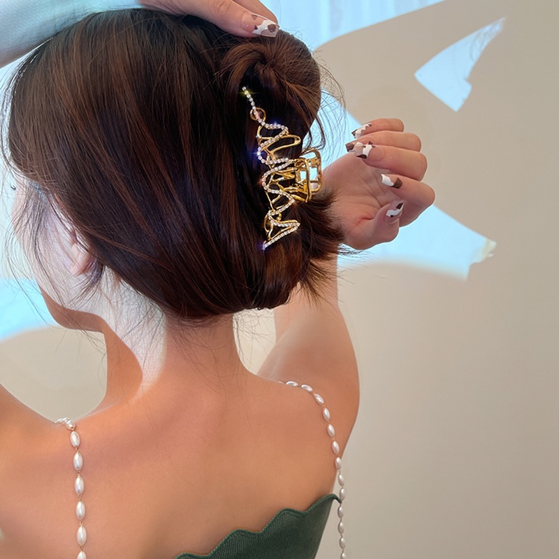 Jepit Rambut Bahan Metal Warna Emas Dan Silver Gaya Korea