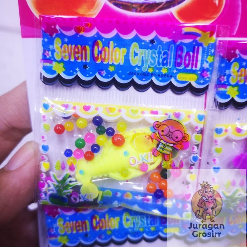 JG - Waterbeads / Hydrogel Multicolor / Water Beads Mainan anak Animal Rendaman  Bola Kecil Rendeman