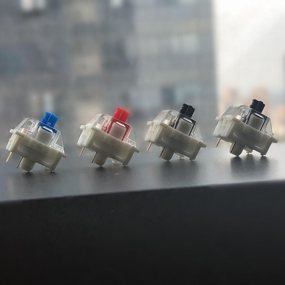 10Pcs Outemu Switch Mechanical Keyboard Switch 3Pin Clicky Linear Tactile Silent Switches