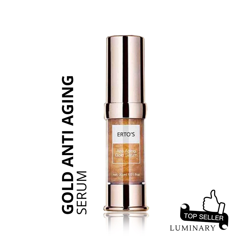 ERTOS ANTI AGING GOLD SERUM PELEMBAB WAJAH PERAWATAN KULIT SERUM WAJAH GLOWING ORIGINAL BPOM