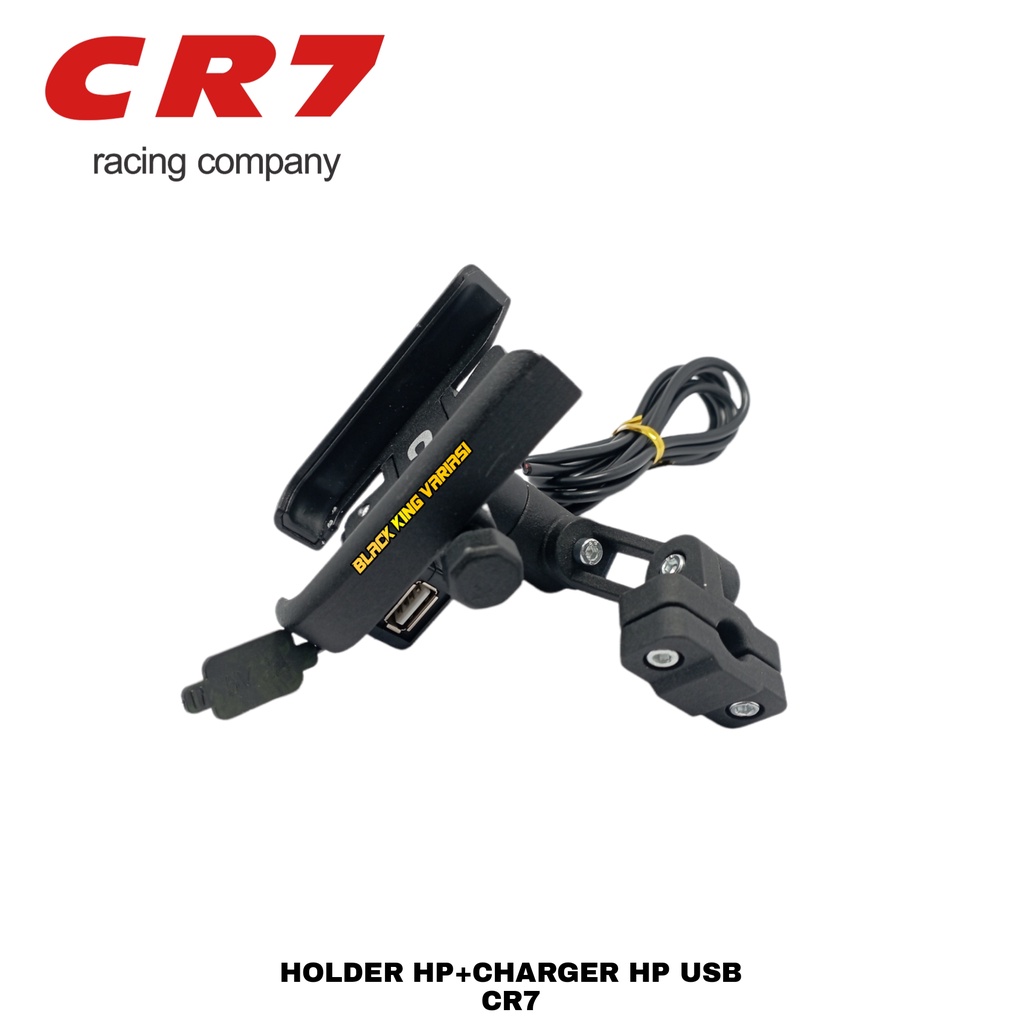 Holder Hp/Dudukan Hp Untuk Stang Dan Spion Motor Universal Merek Cr7