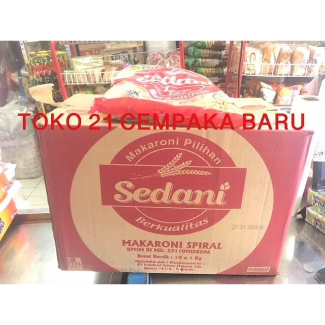 

Pasta | Makaroni Sedani Spiral 1 Kg ( 1 Dus = 10 Kg ) Makroni Macaroni Spiral