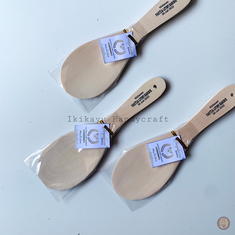 souvenir nikah centong nasi