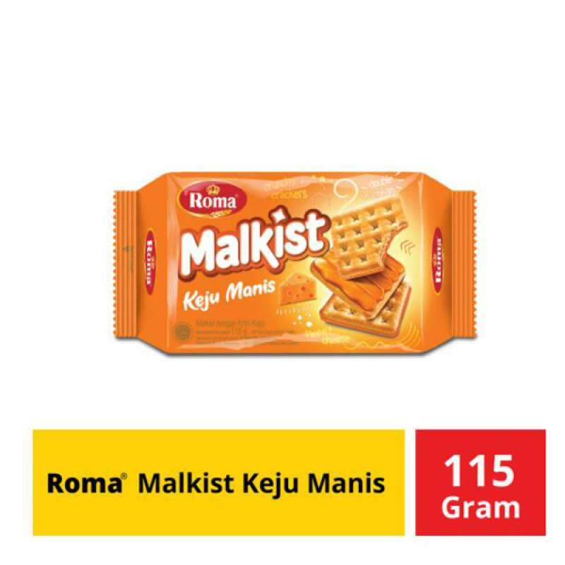 

Roma Malkist Krim Keju Manis [90 Gr]
