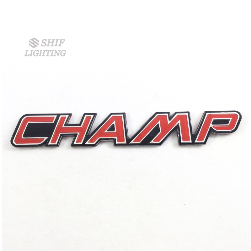 1pc Stiker Emblem Logo CHAMP Bahan ABS Untuk Dekorasi Mobil TOYOTA HILUX VIGO CHAMP