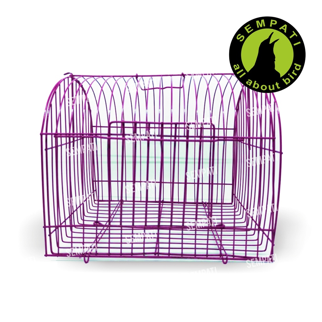 SANGKAR KANDANG BESI MINI UNTUK UNTULAN BAWA BURUNG LOVEBIRD SUGAR GLIDER HAMSTER LANDAK SMINI-UNGU