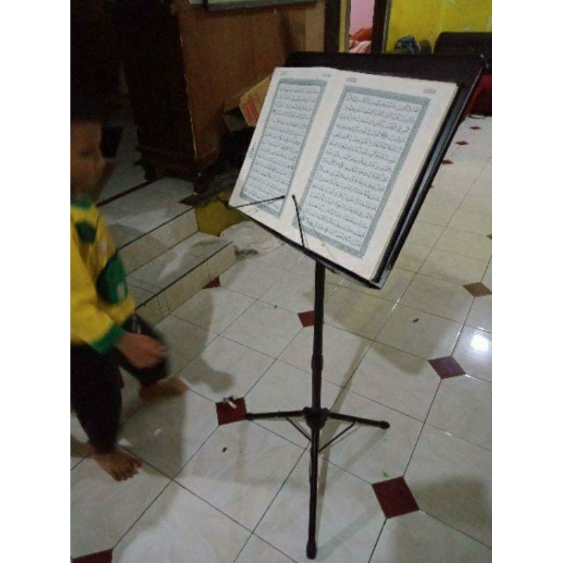 Standbook Tripod standing penyangga al quran - stand buku Rehal- rekal- lekar berdiri