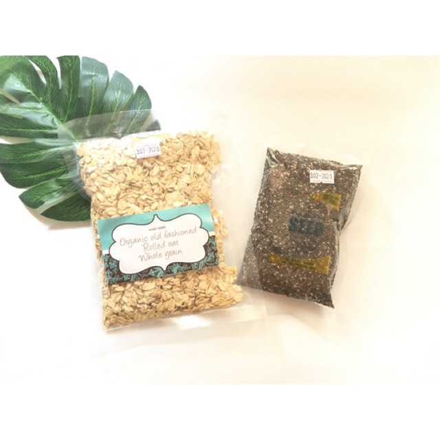 Paket Organic Chia Seed &amp; Organic Rolled Oat