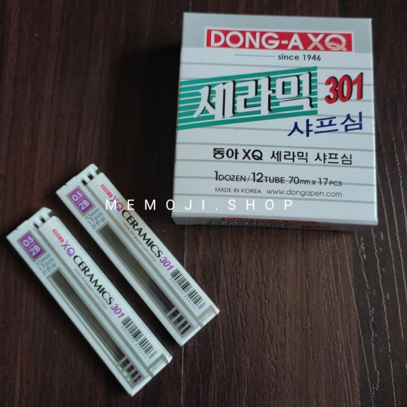 

Isi Mekanik Pensil 0.5 2B DONG-A XQ CERAMICS 301 (12tube)