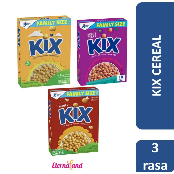 

KIX Cereal - KIX Original , KIX Berry , KIX Honey - Sereal Kix - KIX BERRY