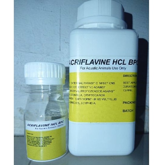 Acriflavine HCL BPC 5gram, 10gram bubuk serbuk. obat ikan dan udang