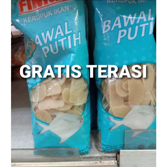 

Kerupuk Ikan Bawal Putih Finna GRATIS terasi