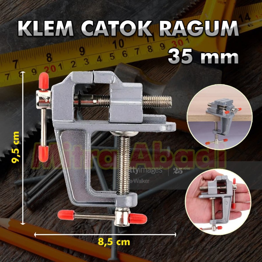 Klem Catok Ragum / Catok Meja / Ragum Clamp Vise Bench / Catok Meja