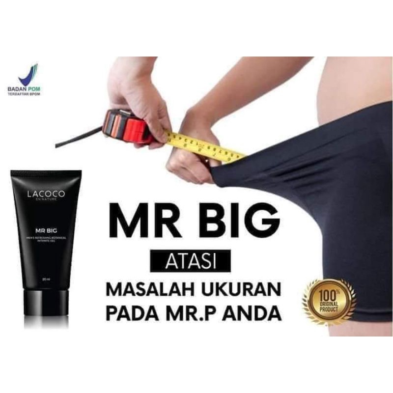 PRODUK LACOCO_MR BIG/PERAWATAN PRIA/PEMBESAR/MEMUASKAN PASANGAN/PRODUK NASA 100%TERJAMIN NO KALENG K