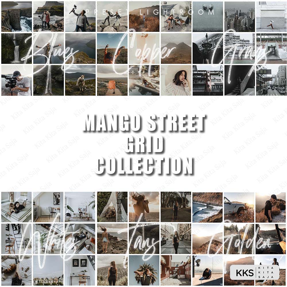 Preset Lightroom Premium Mango Street Grid Collection - Android iOS PC