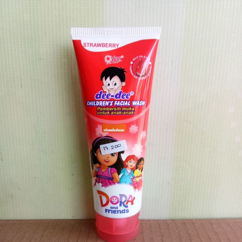 YURI DEE-DEE CHILDERN'S FACIAL WASH ORANGE, STRAWBERRY, GRAPE 100GR