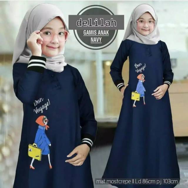 Delilah kids pakaian anak fashion muslim anak