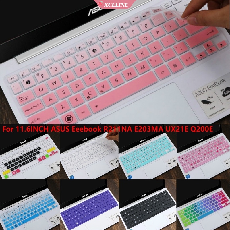 Cover Pelindung Keyboard Bahan Silikon Ultra Tipis Untuk Asus Vivobook E203Na E202 Tp200 11.6 Inch