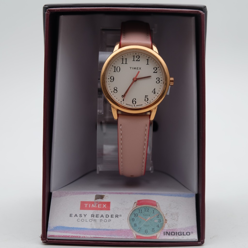 ready stock jam tangan Timex TW21R62800 Timex Expedition Leather Strap