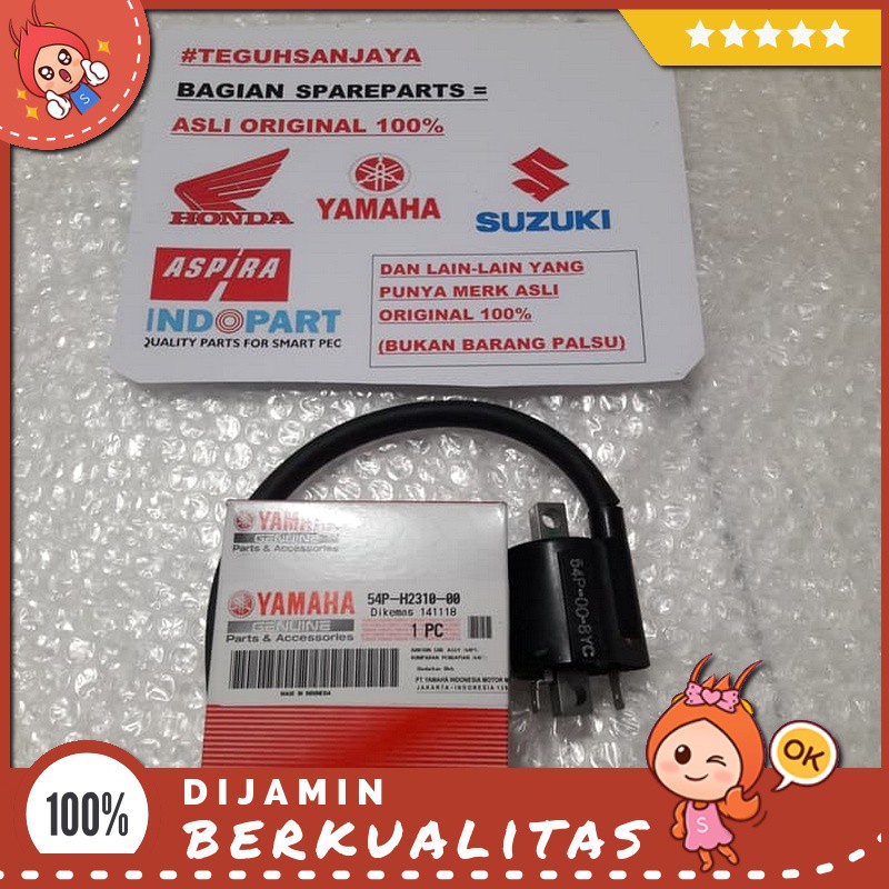 Koil / Coil Yamaha Mio J , Yamaha Mio Gt , Soul Gt 54P-H2310-00 Asli Original Sparepart Motor Murah
