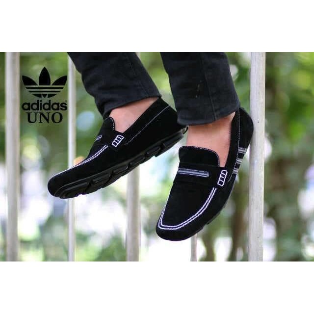 Sepatu Pria Adidas Uno Slip On Suede Formal Casual Santai