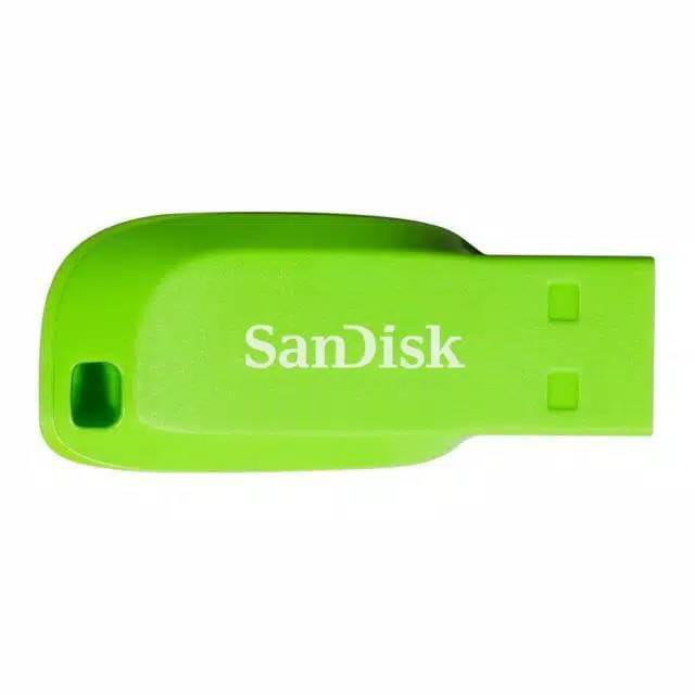 PROMO EXLUSIVE FLASHDISK SANDISK CRUZER BLADE DAN SANDISK DUAL DRIVE OTG 8GB 16GB 32GB 64GB-BLADE 16 HIJAU