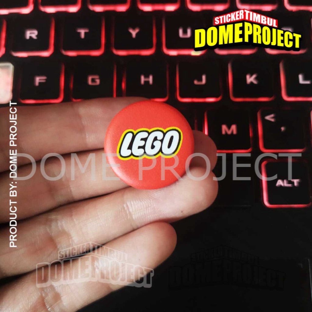 LEGO PIN PENITI 25MM BUTTON PIN AKSESORIES ROMPI AKSESORIES TAS