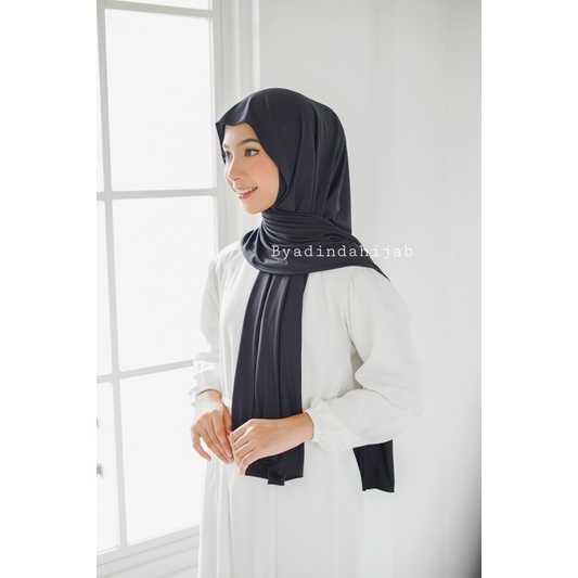 𝐁𝐘 𝐀𝐃𝐈𝐍𝐃𝐀 Pashmina Kaos Pashmina Jersey Flowy Premium Hijab Shawl Pasmina kaos rayon