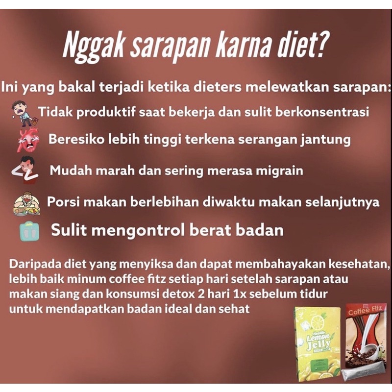 COFFEE FITZ / KOPI DIET / PENURUN BERAT BADAN / COFFEEFITZ / KOPI FITZ