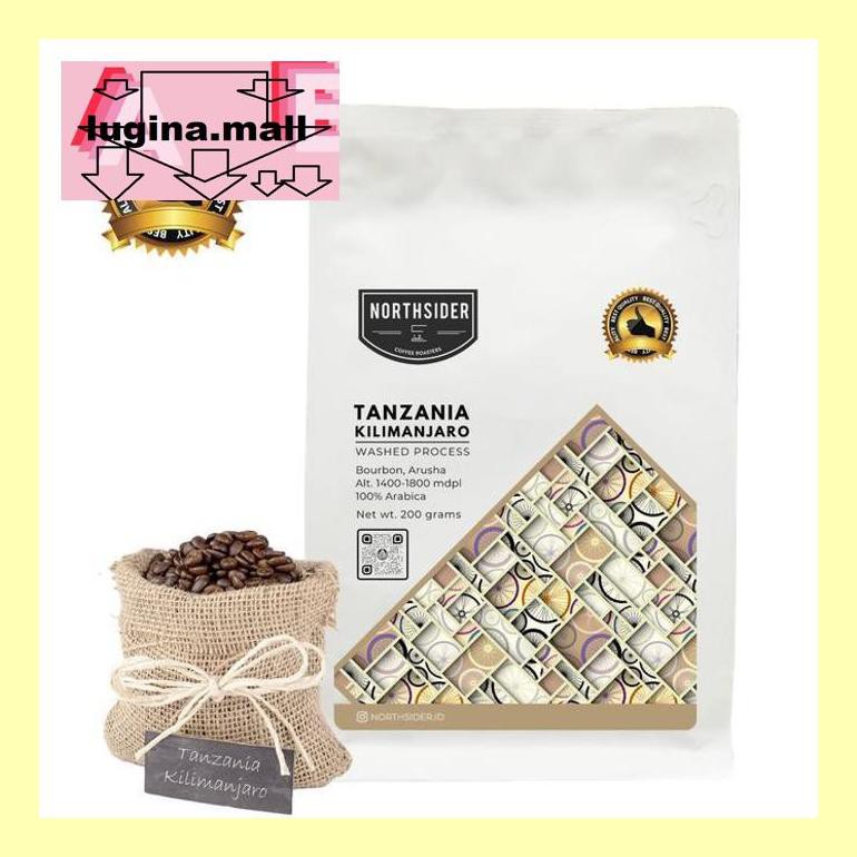 

Koptlopoc Biji Kopi Arabica Tanzania Kilimanjaro Washed - 200Gr Northsider Coffe - Biji Kopi