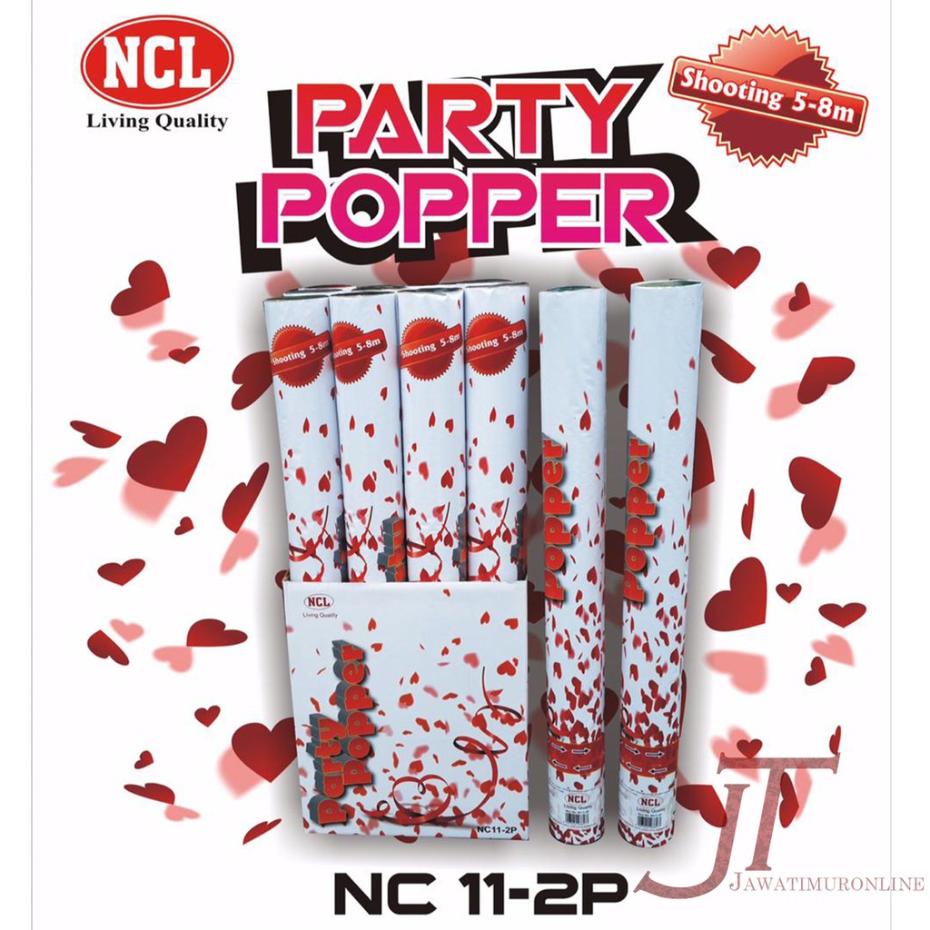 Confetti Popper 50 cm Jangkauan 6 Meter Party Popper 50 cm