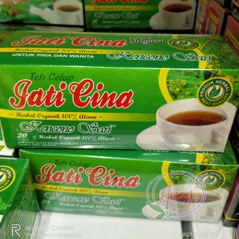 

Teh Celup Jati Cina Teh Jati Cina Celup Kencono Sari Original / Teh Diet / Teh Jati China isi 20