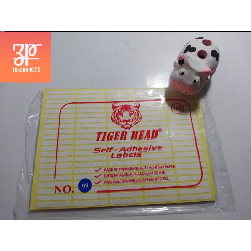 

1 pack LABEL TIPE X no 99 untuk labels lebel pengganti tipe x