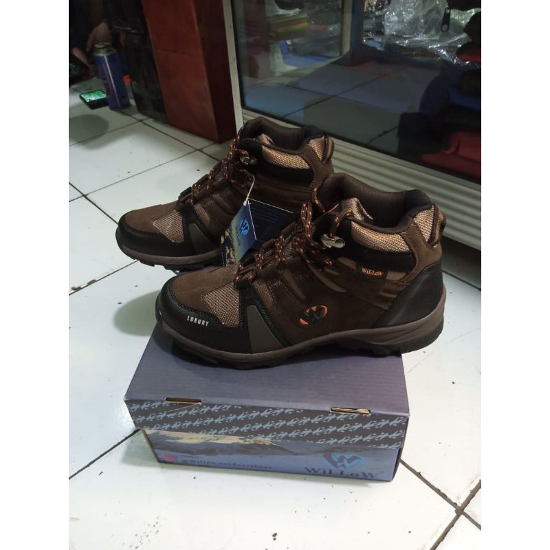 Sepatu gunung willow Luxury coffee/brown sepatu outdoor willow sepatu willow luxury