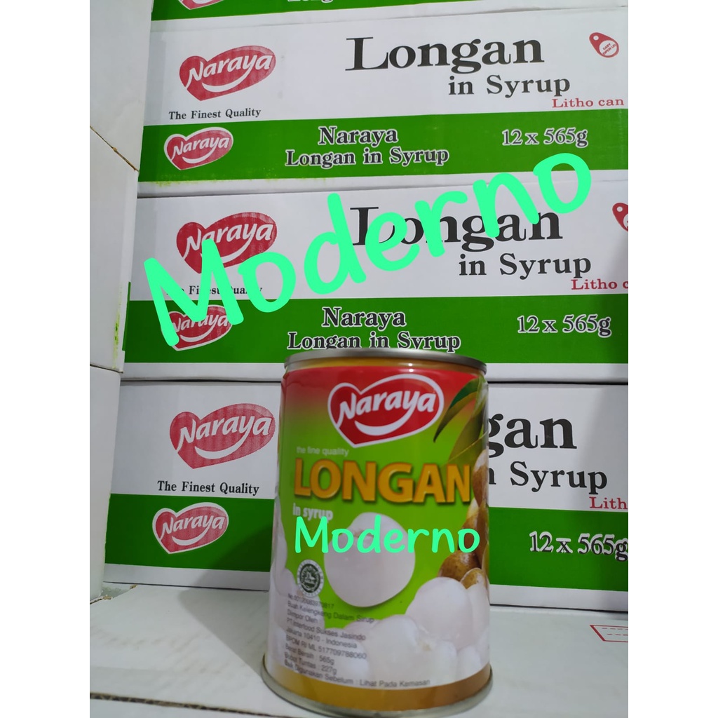 

naraya longan buah kaleng 565gr dus an